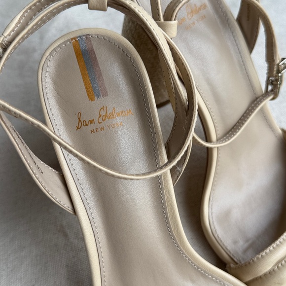 Sam Edelman Beige Strappy Heels - Picture 6 of 11